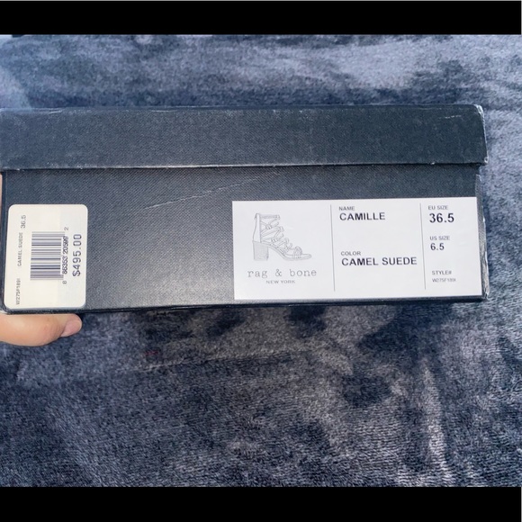 New Rag & Bone Camille Suede Sandals Size 6.5 - Picture 14 of 14